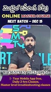 Online Android Master Course; Smart Mobile Training institute; 8143637343; online Mobile repairing