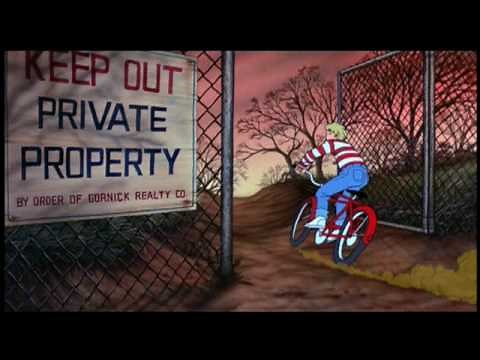 Bullied kid gets revenge . anime cartoon skit from Creepshow 2 - Giant Venus Flytrap