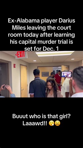 Ex-Alabama player Darius Miles leaving the court room today after learning his capital murder trial is set for Dec. 1 #fyp #fypシ #fypシ゚viral #foryou #collegebasketball #ncaa #alabamabasketball #alabamambb #dariusmiles #lockedup #trial #unfair #freehim #rolltide