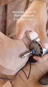 97K views · 426 reactions | Round-over Router Bit, Transforming the wood into a perfectly finished piece. #Woodworking #EdgeRouting #WoodCraft #HandmadeFurniture #WoodDesign #WoodenCrafts #PrecisionWork #WoodworkDetails #WoodFinishing #Craftsmanship #Handmade #CustomWoodwork | New Lapor pak story | Facebook