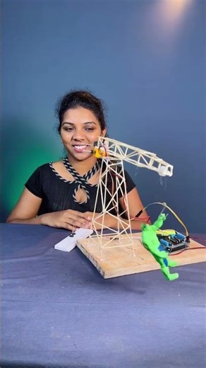 Programmable Pick & Place Crane #blogger #experiment #viralvideo #automobile #science #gadgetgirl