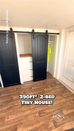 A park model tiny home with Texas charm & modern comfort—say hello to "The Cardinal" 🐦‍🔥🏡 This 15' x 26' tiny house blends high ceilings, natural light, & a smart layout into one cozy package. 🛏️ Spacious main-floor bedroom 🏡 2 Outdoor covered porches 🍽️ Full kitchen with modern appliances 🛁 Large bathroom with full-size shower 🪟 Big windows vaulted ceilings for an airy feel Whether it’s your forever home, weekend getaway, or a high-end rental, "The Cardinal" is ready for its next chapte