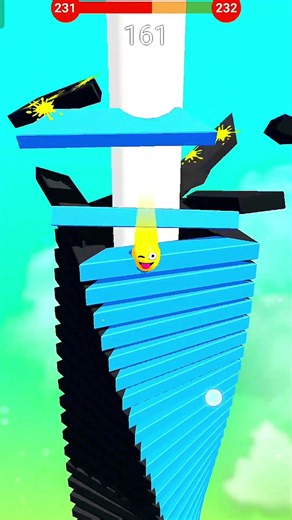 stack ball 3d gameplay 🎮 #stackball #3dgames #ballgame #gaming #games #gameplay