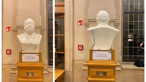 Schaerbeek : le buste de l’ancien bourgmestre Roger Nols officiellement retourné - RTBF Actus