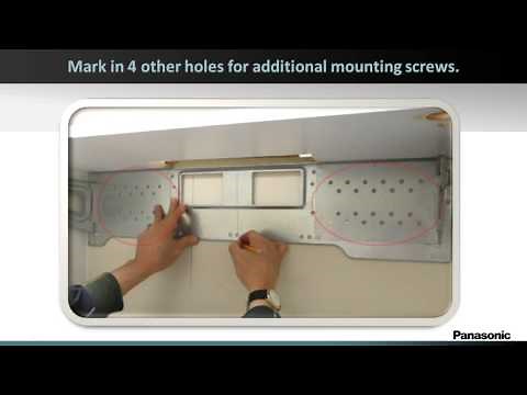 Panasonic - Microwave Ovens - Function - How to install an Over the Range Microwave oven.