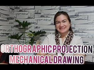 Mechanical Drawing In Orthographic Projection