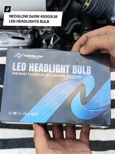 NeoGlow 260W LED Headlight Bulbs for Enhanced Visibility