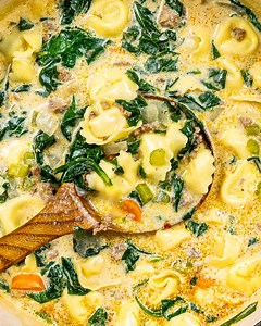 Creamy Tortellini Soup