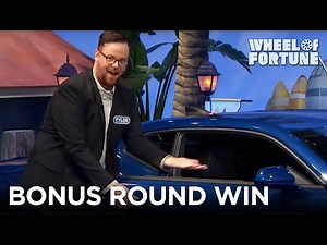 Tyler Is Stunned By His Bonus Round Prize | Wheel of Fortune