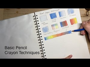 Pencil Crayon Techniques for Beginners