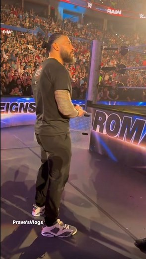ROMAN REIGNS ENTRANCE ☝🏻😍 | RAW ON NETFLIX 2025 NOV 24 🔥 #WWERaw #RawOnNetflix #WWE #WWEonNetflix #MondayNightRaw #ProWrestling #johncena #solosikoa #johncenafarewelltour #JohnCenaWWE #RomanReigns #RomanReignsWWE #romanreignsfans #OTC #TribalCheif #tribalchiefromanreigns #BrockLesnar #wargames #wwewargames | Pravendra Sathasivam