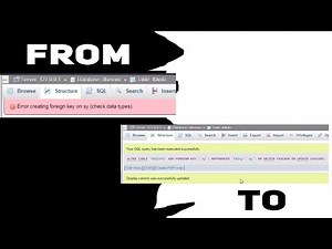Error in Creating foreign key (Check data types) Fixed XAMPP