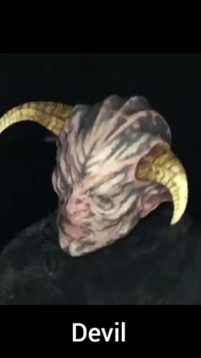 Angry Devil Giant Monster Horror Haunted Scary Spooky