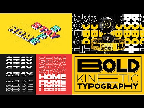 Kinetic Typography Animation | Demo | Move shapes