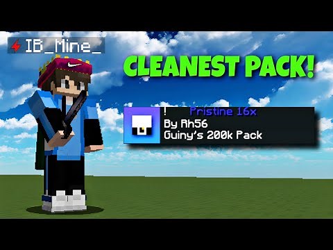 The Cleanest PvP Texture Pack [CLEAN] | pristine 16x | FPS BOOST