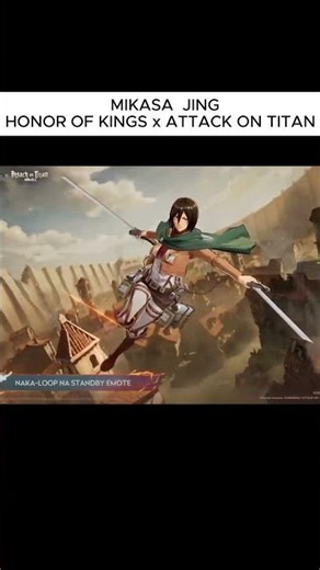 Mikasa Jing Skin is BROKEN in Honor of Kings #HonorofKings #HOK