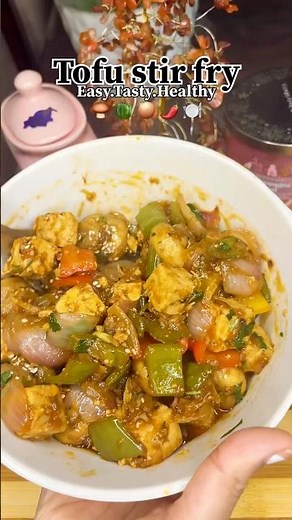 Quick Dinner Idea | Easy Tofu Veg Stir Fry | 15 Min#stirfry