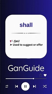 A2 English Word: SHALL | Meaning & Pronunciation