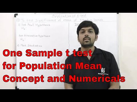 One Sample t test for Population Mean part 2 | Test of Hypothesis for Small Sample|