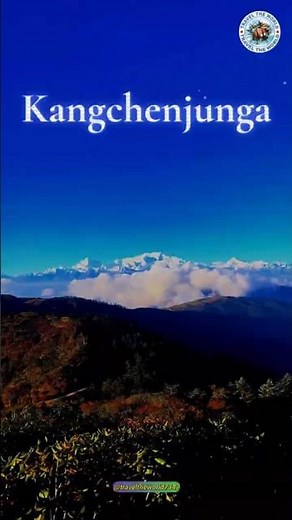 Mt. Kanchenjunga in Full Glory 🌄 The Majestic Crown of the Himalayas!