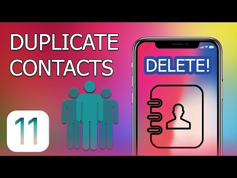 How to Delete Duplicate Contacts on iPhone and iPad with iOS 11