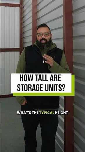 What's the Typical Height of a Storage Unit? #storageunit #extraspacestorage