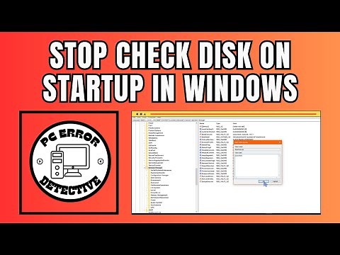 How to Stop Check Disk on Startup in Windows 10