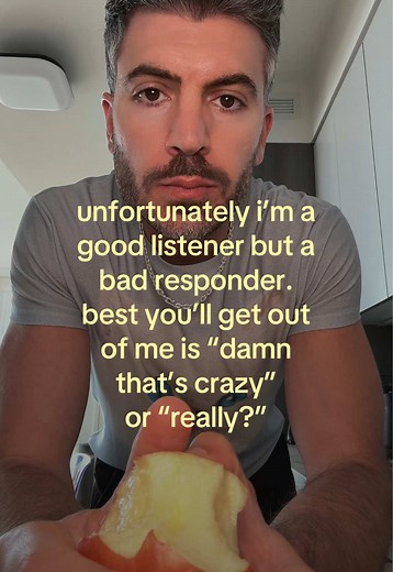 unfortunately i'm a good listener but a bad responder — short caption ideas