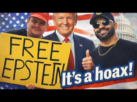 Trump Said It Was a Hoax...So I Brought a “Free Epstein” Sign to a MAGA Rally (Ft. Enrique Tarrio)