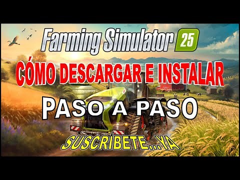 Cómo descargar e Instalar Farming Simulator 25 en PC #suscríbetealcanal