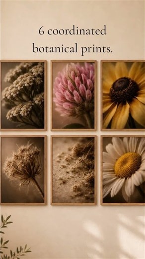 Printable Botanical Wall Art Set | Peaceful Gallery Wall Idea