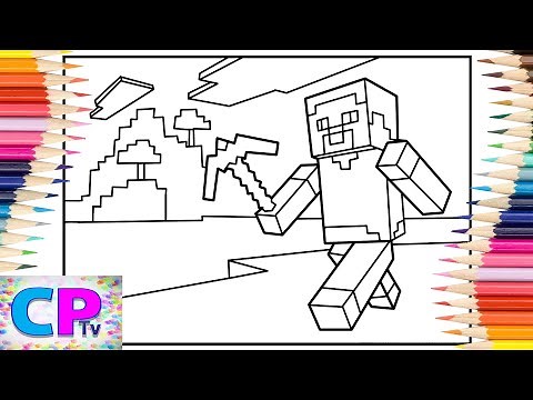 Minecraft Coloring Pages/Steve from Minecraft/Rodsyk - Energy/RUD - Future [COPYRIGHT FREE]