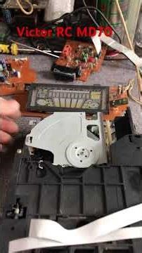 Repairing and servicing a Victor RC MD 70 stereo system. Plays 3 MD discs and 3 CDs. Customer fro...