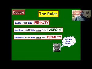 Beginner Bridge Lessons - Lesson 20 - Take out doubles