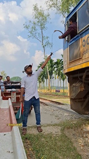 Paper Line Clearance given by P-Man. #shorts #ytshorts #plc #train #reelsfbシ #reelsfypシ #railway | Trains of BD