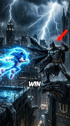 If Sonic fought Batman, who would win? 🥶