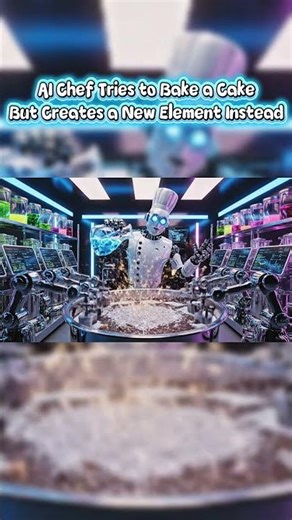 🎂 AI Chef Tries to Bake a Cake,But Creates a New Element Instead.#CookShow #MasterCook #KitchenChaos