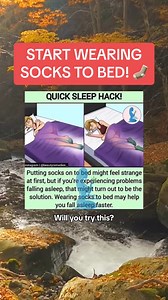 1.7M views · 3.4K reactions | 106.START WEARING SOCKS TO BED! 罹 #socks #sleep #bed #rest #didyouknow | Marrielle Rucker | Facebook