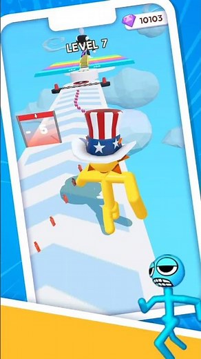 Stickman Resize Parkour Gameplay Runner #hypercasualgames