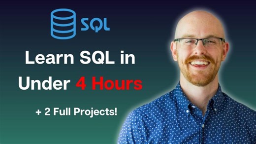 Learn SQL Beginner to Advanced in Under 4 Hours | Barfeale Dailey Jr.