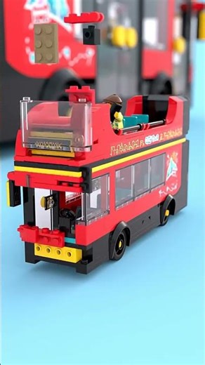 Amazing LEGO Double Decker Bus Build! 🚌✨ (Stop Motion Animation)