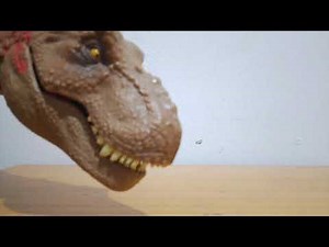 Rexy test - jurassic World stop motion