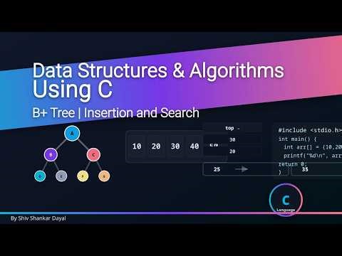 B+ Tree | Insertion and Search