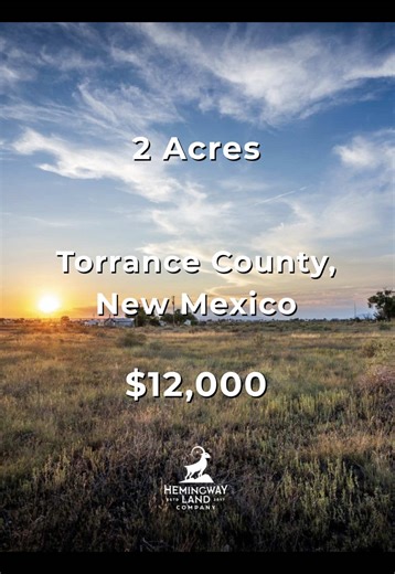 2 Acre Double Lot for Sale Near Moriarty, New Mexico