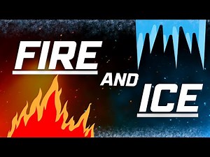 Fire and ice poem class 10 animation | Fire and ice class 10 English animation in Hindi /English