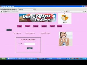 Ice Cream Parlour Management System - ASP.NET with C# Project