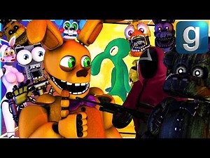 Gmod FNAF | FNAF In Squid Game! [Part 2]