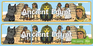 Ancient Egyptians Display Banner