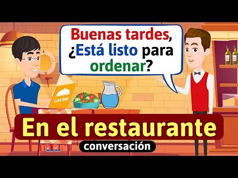 Spanish conversation - At the restaurant (Spanish vocabulary) Learn Spanish - Speak Spanish