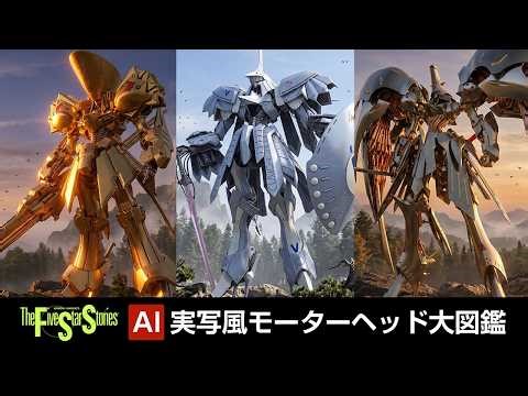 特別企画【ファイブスター物語】AI実写風モーターヘッド大図鑑！The Five Star Stories Special: AI Live-Action Motor Head Mega Guide